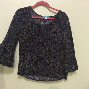 Francescas flowered blouse